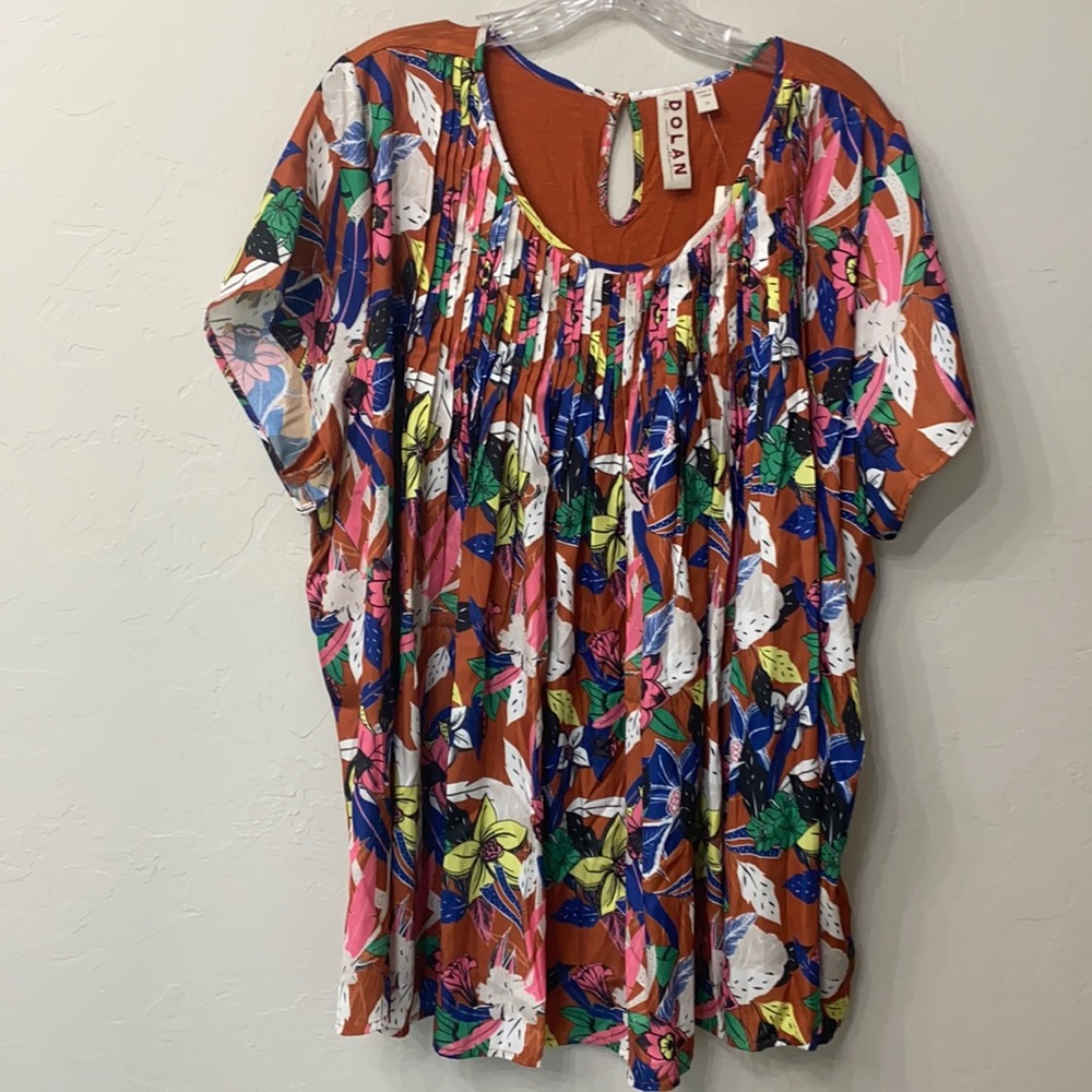 Anthropologie Dolan floral top size 2X